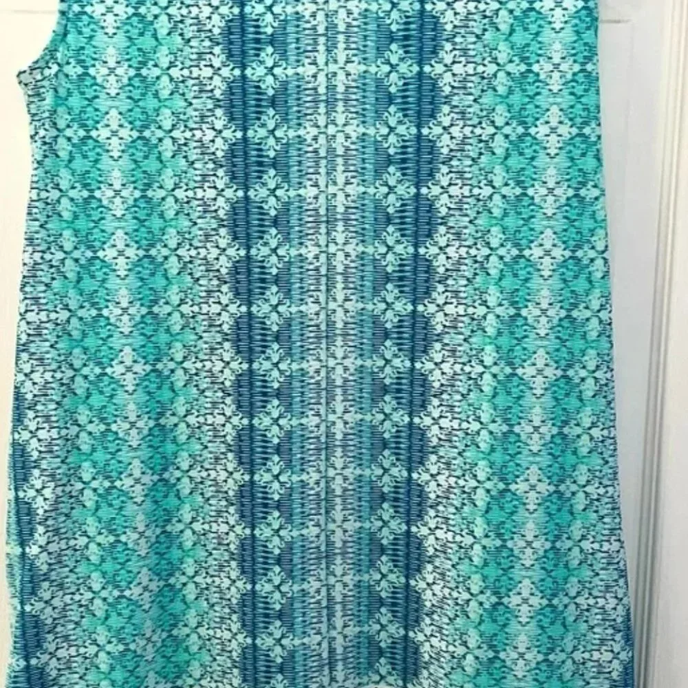 Cabana Life Coastal Cottage Sleeveless Dress UPF 50+ - Size Large - Picture 2 of 8